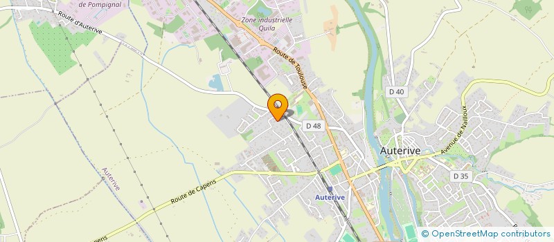 localisation de l'entreprise MADAME VIVIANE DI NATALE  AUTERIVE