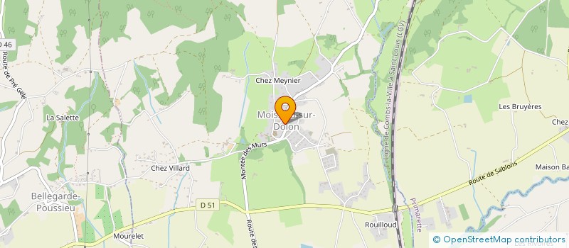 localisation de l'entreprise MADAME VIVIANE DILANI  MOISSIEU-SUR-DOLON