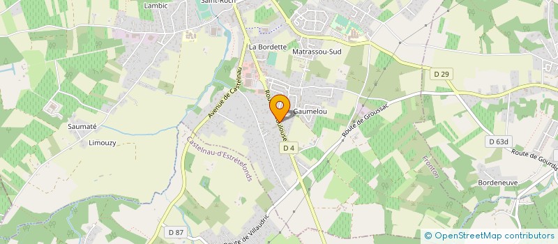 localisation de l'entreprise MADAME VIVIANE DULME  FRONTON