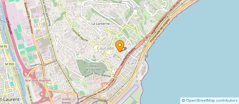 localisation de l'entreprise MADAME VIVIANE DUSSART à NICE