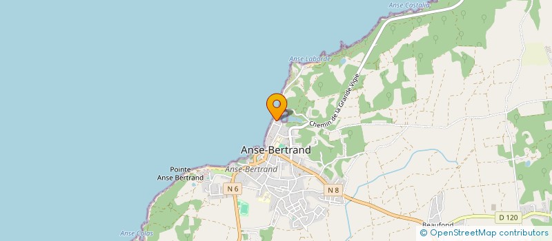 localisation de l'entreprise MADAME VIVIANE ETILOPY à ANSE-BERTRAND