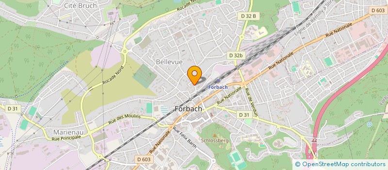 localisation de l'entreprise MADAME VIVIANE FORMERY  FORBACH