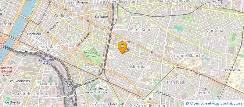 localisation de l'entreprise MADAME VIVIANE FORSON  LYON