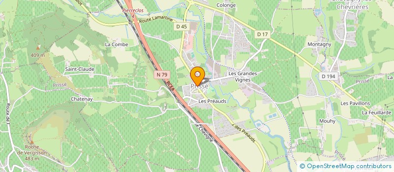 localisation de l'entreprise MADAME VIVIANE FOULON  PRISSE