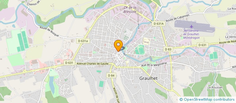 localisation de l'entreprise MADAME VIVIANE GALEAZZI  GRAULHET