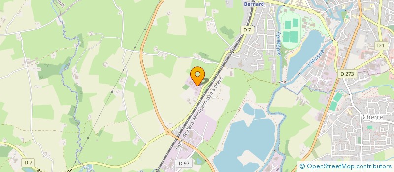 localisation de l'entreprise MADAME VIVIANE GAUZE  LA FERTE BERNARD