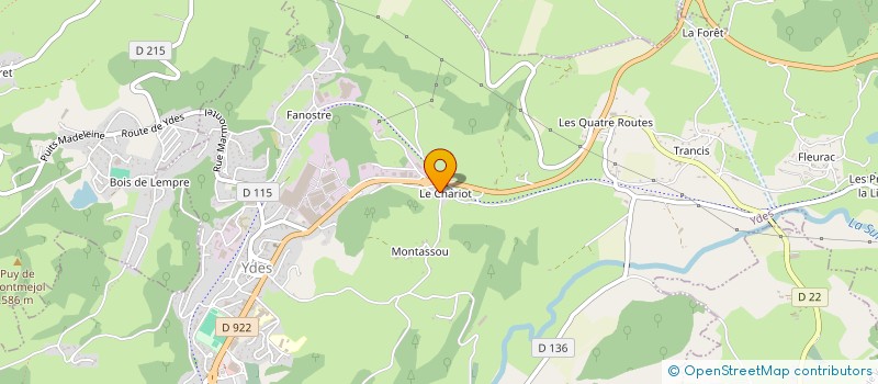 localisation de l'entreprise MADAME VIVIANE GERAUD à YDES