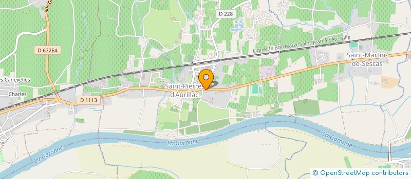 localisation de l'entreprise MADAME VIVIANE GERMAIN  SAINT-PIERRE-D'AURILLAC