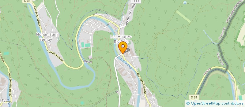 localisation de l'entreprise MADAME VIVIANE GILLET  LES HAUTES-RIVIERES