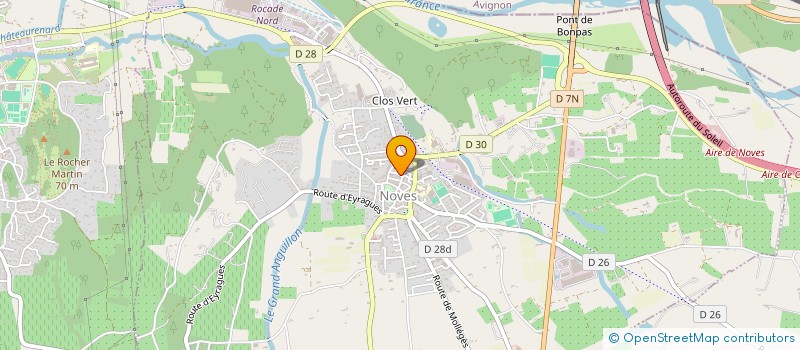 localisation de l'entreprise MADAME VIVIANE GIVANOVITCH  NOVES