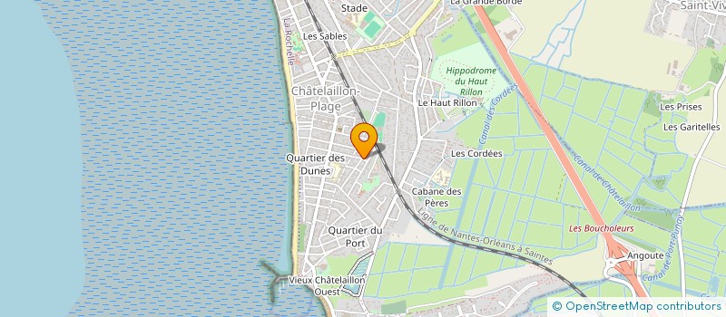 localisation de l'entreprise MADAME VIVIANE GOMEZ à CHATELAILLON-PLAGE