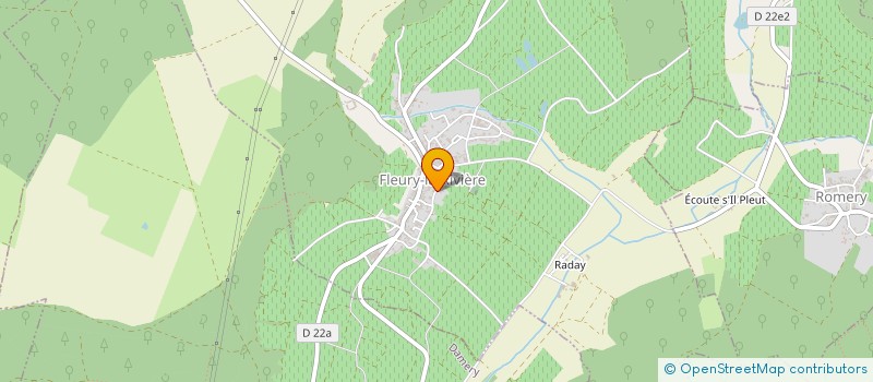 localisation de l'entreprise MADAME VIVIANE GUYON  FLEURY-LA-RIVIERE