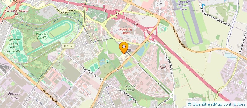 localisation de l'entreprise MADAME VIVIANE HELOU  CHASSIEU