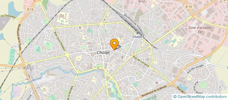 localisation de l'entreprise MADAME VIVIANE HENWOOD à CHOLET