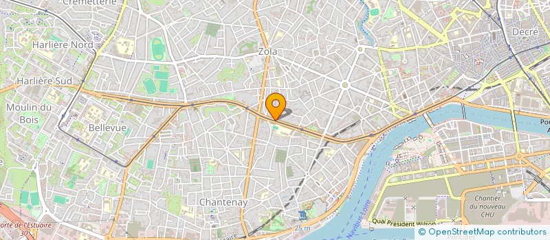 localisation de l'entreprise MADAME VIVIANE HUCHET à NANTES