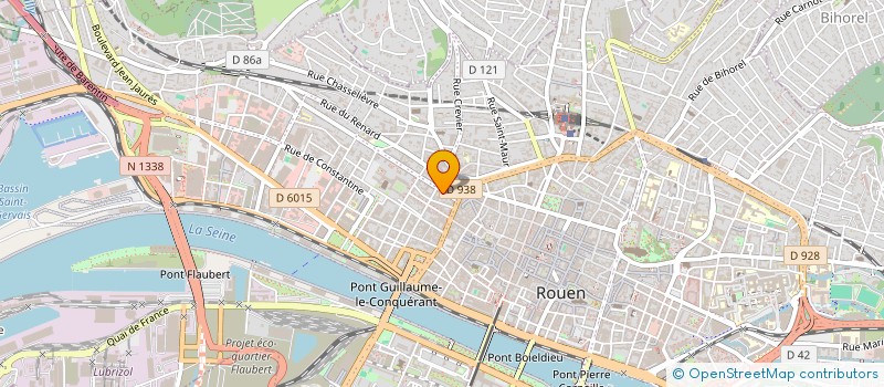 localisation de l'entreprise MADAME VIVIANE HUE à ROUEN