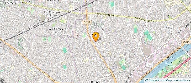 localisation de l'entreprise MADAME VIVIANE JEANJEAN à BEZONS