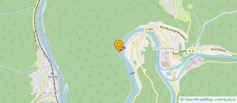 localisation de l'entreprise MADAME VIVIANE LALLOUETTE  MONTHERME