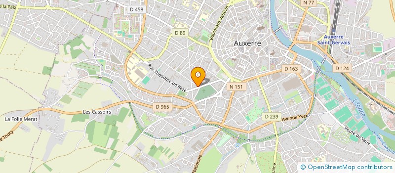 localisation de l'entreprise MADAME VIVIANE LAVIGNE à AUXERRE