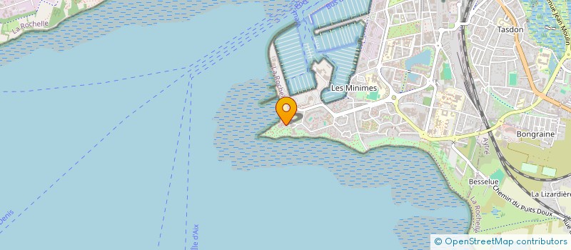 localisation de l'entreprise MADAME VIVIANE LE FLECHE  LA ROCHELLE