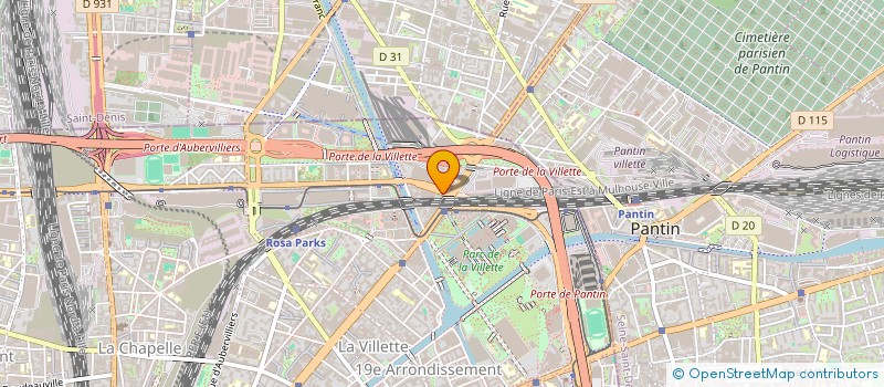 localisation de l'entreprise MADAME VIVIANE LEFEBVRE à PARIS