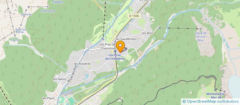 localisation de l'entreprise MADAME VIVIANE LEMARIE  CHAMONIX-MONT-BLANC