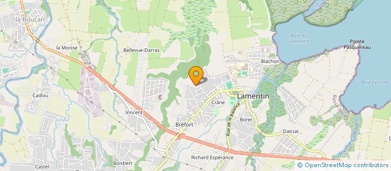 localisation de l'entreprise MADAME VIVIANE LUCE  LAMENTIN