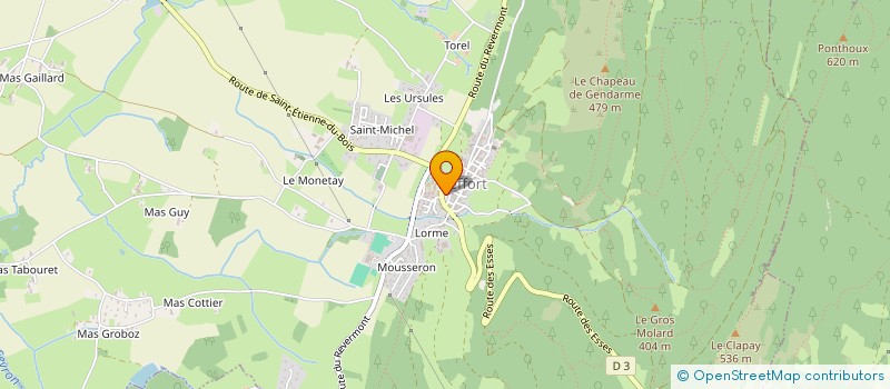 localisation de l'entreprise MADAME VIVIANE MALLET à VAL-REVERMONT