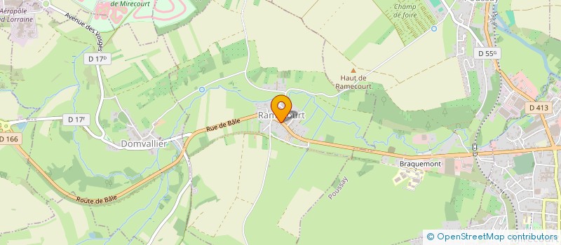 localisation de l'entreprise MADAME VIVIANE MARIE  RAMECOURT