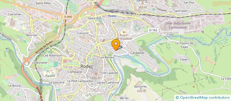 localisation de l'entreprise MADAME VIVIANE MAZARS à RODEZ