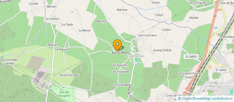 localisation de l'entreprise MADAME VIVIANE MAZIERE à TIZAC-DE-LAPOUYADE