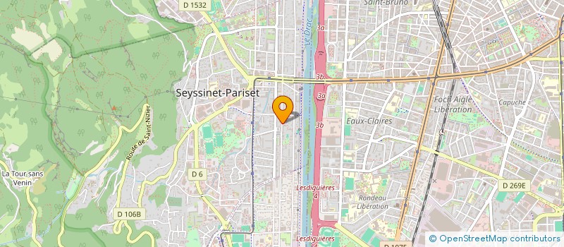 localisation de l'entreprise MADAME VIVIANE MESSAGER  SEYSSINET-PARISET