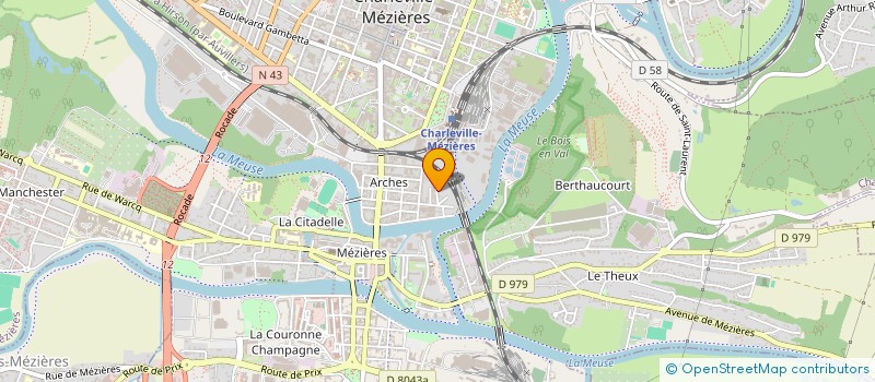 localisation de l'entreprise MADAME VIVIANE MIZA  CHARLEVILLE-MEZIERES