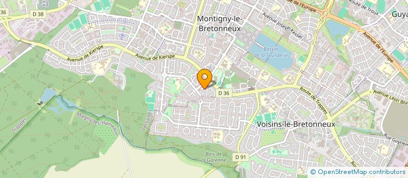 localisation de l'entreprise MADAME VIVIANE MONTESSE  MONTIGNY-LE-BRETONNEUX