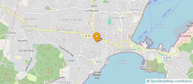 localisation de l'entreprise MADAME VIVIANE MOULIS à LA SEYNE-SUR-MER