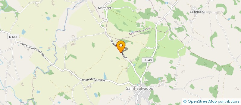 localisation de l'entreprise MADAME VIVIANE MOULY  LE BAS SEGALA