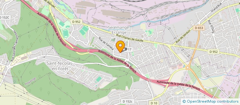 localisation de l'entreprise MADAME VIVIANE MULLER à SEREMANGE-ERZANGE
