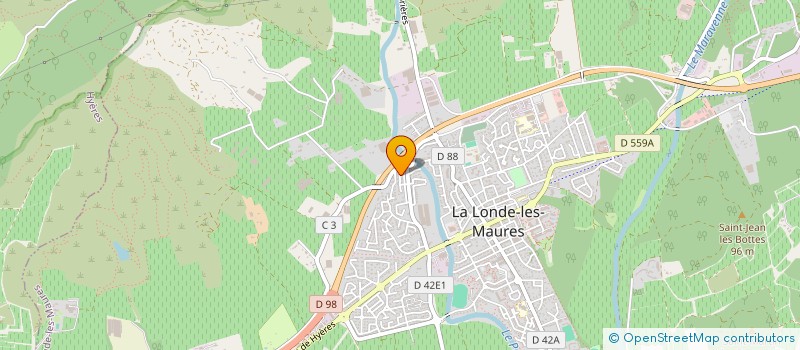 localisation de l'entreprise MADAME VIVIANE NAUD  LA LONDE-LES-MAURES