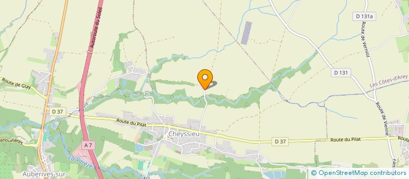 localisation de l'entreprise MADAME VIVIANE NOUVEL  CHEYSSIEU