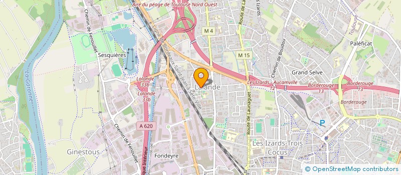 localisation de l'entreprise MADAME VIVIANE OIRY  TOULOUSE