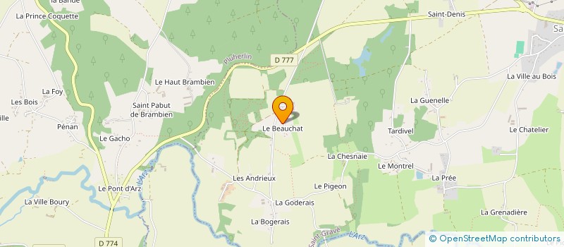 localisation de l'entreprise MADAME VIVIANE OLLIVIER à SAINT-GRAVE
