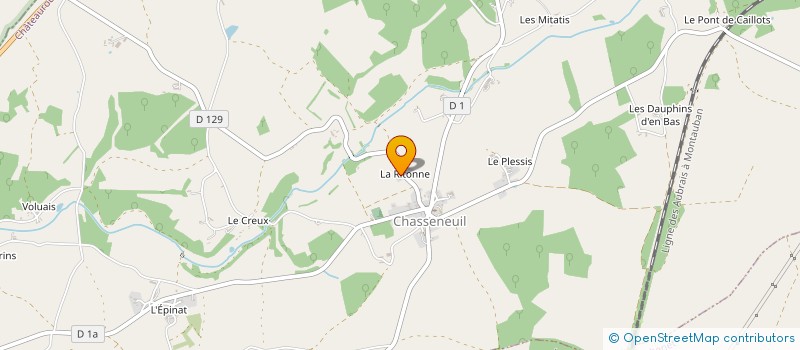localisation de l'entreprise MADAME VIVIANE PAUL à CHASSENEUIL