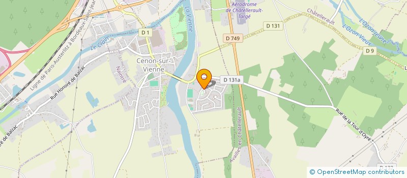 localisation de l'entreprise MADAME VIVIANE PERES à CENON-SUR-VIENNE