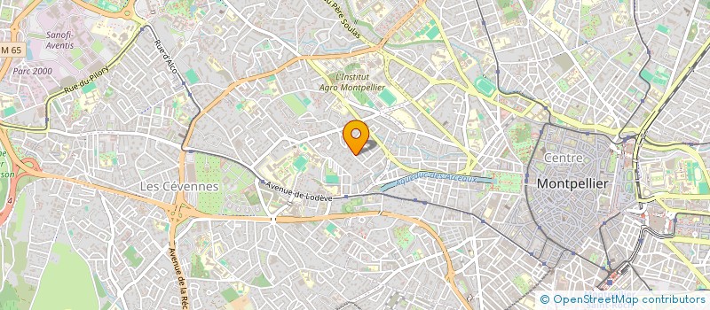 localisation de l'entreprise MADAME VIVIANE PONS à MONTPELLIER