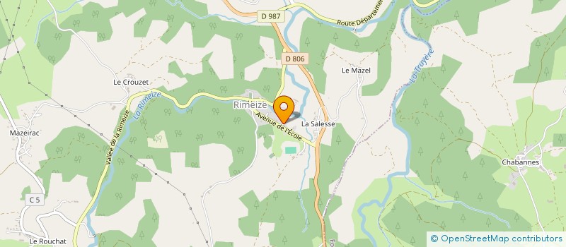 localisation de l'entreprise MADAME VIVIANE PORTAL  RIMEIZE