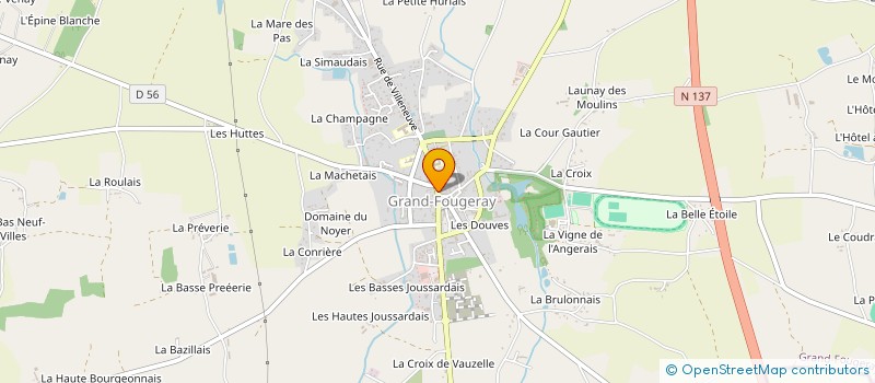 localisation de l'entreprise MADAME VIVIANE QUELLEC  GRAND-FOUGERAY