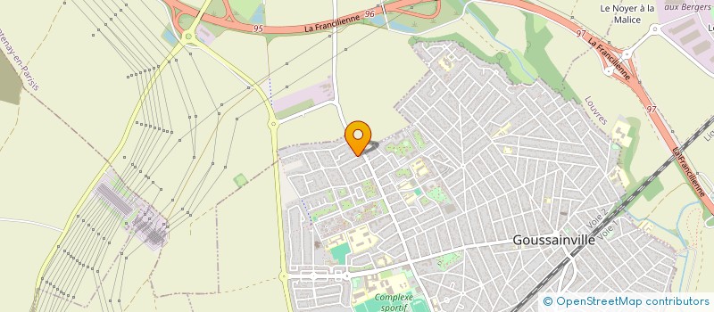 localisation de l'entreprise MADAME VIVIANE RAMPHUL  GOUSSAINVILLE