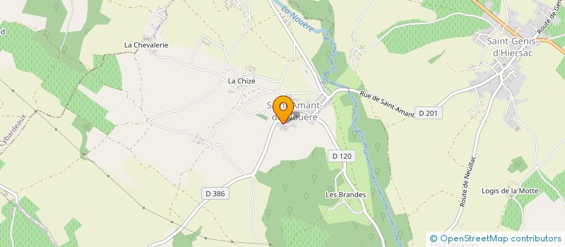 localisation de l'entreprise MADAME VIVIANE RAYNAUD à SAINT-AMANT-DE-NOUERE
