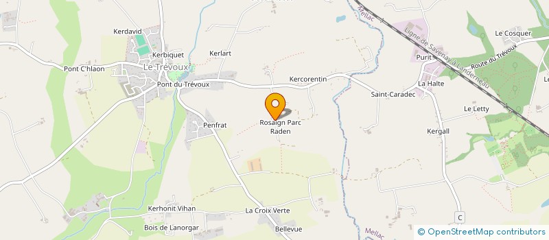 localisation de l'entreprise MADAME VIVIANE RICHARD  LE TREVOUX