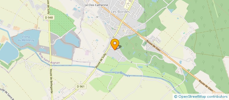 localisation de l'entreprise MADAME VIVIANE RIPAUX à LES BORDES